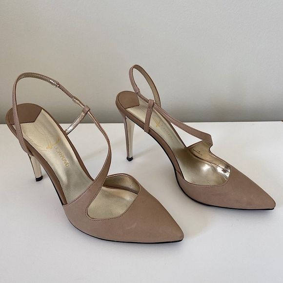 JOAN & DAVID “Annabeth” Nude Strappy Pump - Picture 1 of 16